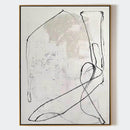 Calligraphic Abstract Line Art