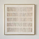Ivory Rhythm — Vertical Wabi-Sabi Textured Wall Art