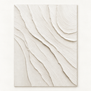 Pale Tide — Sculptural Textured Wall Art