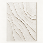 Pale Tide — Sculptural Textured Wall Art