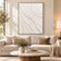 Pale Tide — Sculptural Textured Wall Art