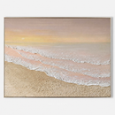 Kinetic Shore 02 — Sculptural Textured Coastal Wall Art