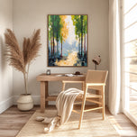 Alpine Aura — Color Abstract Wall Art