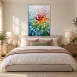 Petal Current — Floral Abstract Painting | AA-9263