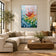 Petal Current — Floral Abstract Painting | AA-9263