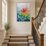 Petal Current — Floral Abstract Painting | AA-9263