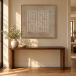 Washed Archive — Textured Square Wall Art | AA-9271