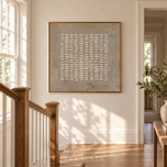 Washed Archive — Textured Square Wall Art | AA-9271