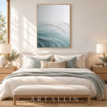 Tidal Layers — Sculptural Ocean Texture Wall Art | AA-9273