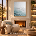 Tidal Layers — Sculptural Ocean Texture Wall Art | AA-9273