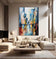 Chalk Nocturne — Color Abstract Wall Art