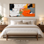 Veiled Surface — Color Abstract Wall Art