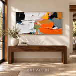 Veiled Surface — Color Abstract Wall Art