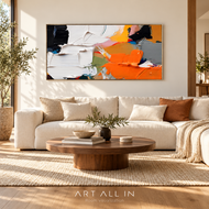 Veiled Surface — Color Abstract Wall Art