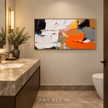 Veiled Surface — Color Abstract Wall Art