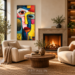 Alabaster Relief 02 — Contemporary Pop Art