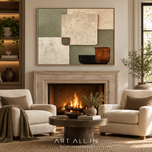 Urban Light — Textured Wabi-Sabi Wall Art