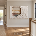Concrete Orbit — Sculptural Textured Wall Art