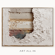 Concrete Orbit — Sculptural Textured Wall Art