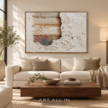 Concrete Orbit — Sculptural Textured Wall Art