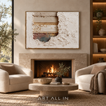 Concrete Orbit — Sculptural Textured Wall Art