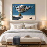 Floating Reverie — Surreal City Wall Art