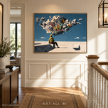 Floating Reverie — Surreal City Wall Art