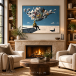 Floating Reverie — Surreal City Wall Art