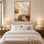 Amber Layers — Gold Textured Abstract Art
