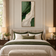 Elemental Form 04 — Green and Ivory Textured Wall Art