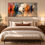 Mica Light 02 — Seven Horses Equestrian Wall Art