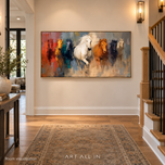 Mica Light 02 — Seven Horses Equestrian Wall Art