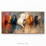Mica Light 02 — Seven Horses Equestrian Wall Art