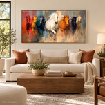 Mica Light 02 — Seven Horses Equestrian Wall Art
