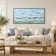 Seafoam Leisure — Blue Ocean Textured Wall Art