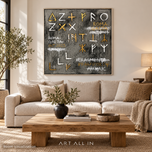 Charcoal Glyphs — AA-9032