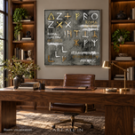 Charcoal Glyphs — AA-9032