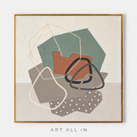 Sage Assemblage — Abstract Wall Art | AA-9039