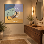 Porcelain Matrix — Abstract Wall Art | AA-9040