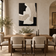 Quiet Ink & Linen — Wabi-Sabi Textured Abstract Wall Art