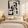 Monochrome Relief — Black & Ivory Sculptural Abstract Art