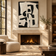 Monochrome Relief — Black & Ivory Sculptural Abstract Art
