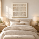Ivory Rhythm — Vertical Wabi-Sabi Textured Wall Art