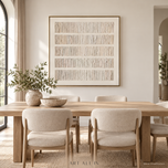 Ivory Rhythm — Vertical Wabi-Sabi Textured Wall Art