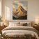 Golden Peak — Golden Light Mountain Oil Painting