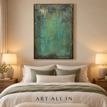 Alabaster Fold — Color Abstract Wall Art — ART ALL IN AA-9185