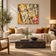 Coral Aura Textured Abstract Painting — ART ALL IN AA-9008
