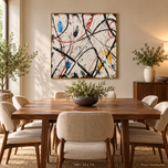 Veiled Valley Textured Abstract Painting — ART ALL IN AA-9009