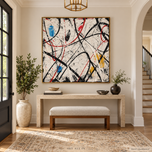Veiled Valley Textured Abstract Painting — ART ALL IN AA-9009