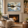 Ivory Relief Contemporary Landscape Painting — ART ALL IN AA-9011
